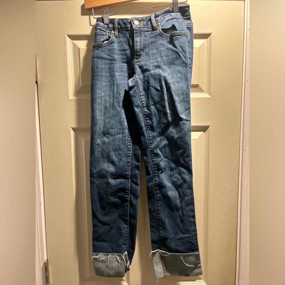 LOFT Dark Blue Denim Jeans